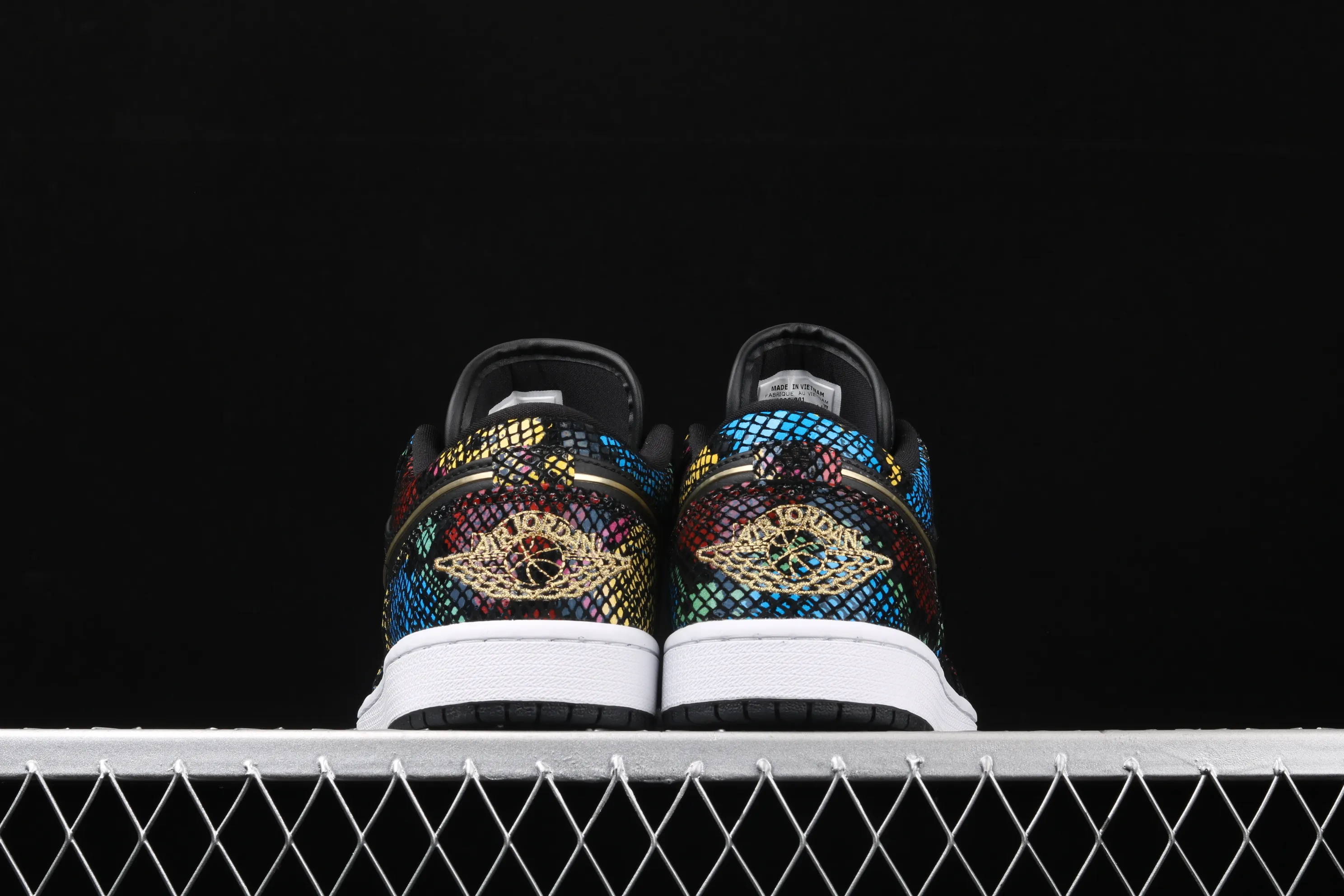 All categories Air Jordan Jordan series basketball shoes Air Jordan 1 Low Air Jordan 1 Low Shadow AJ1 Joe 1 colorful snakeskin low-top cultural and leisure sports sneakers CW5580-001
